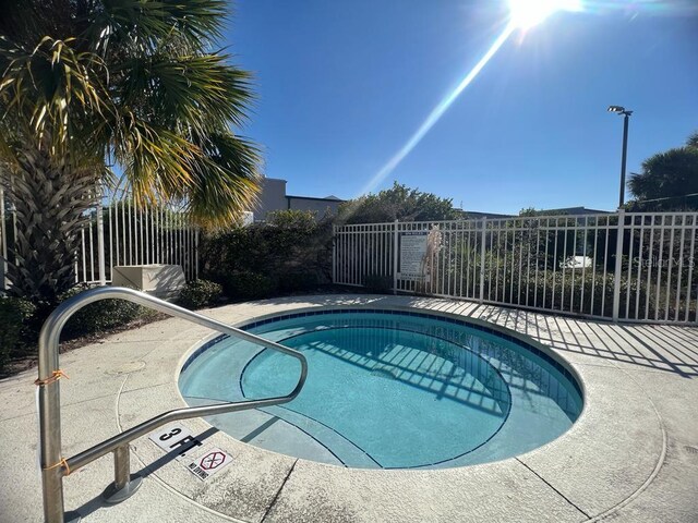 view of pool