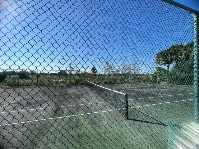 view of tennis court