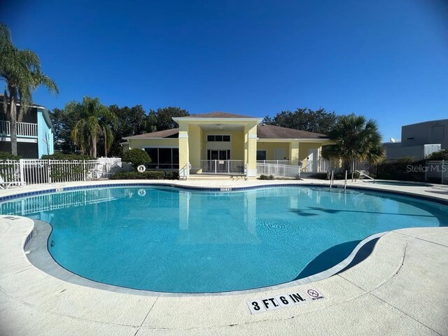 view of pool