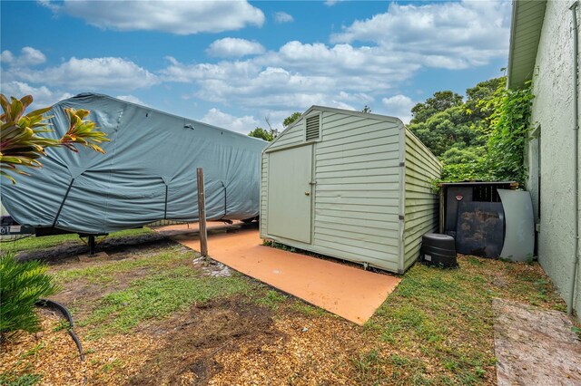 view of outbuilding