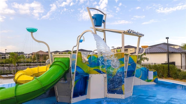 view of jungle gym