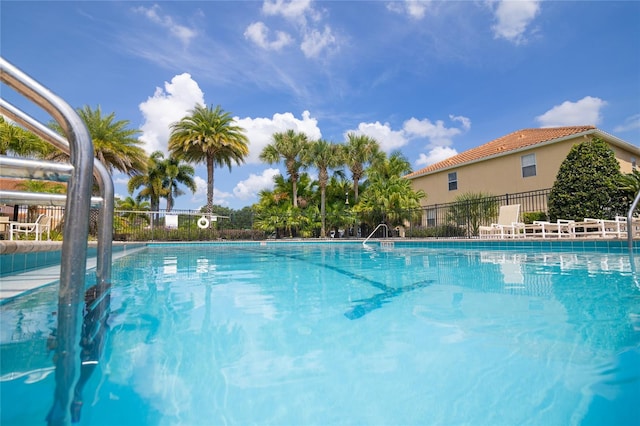 view of pool