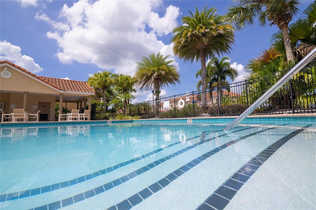 view of pool