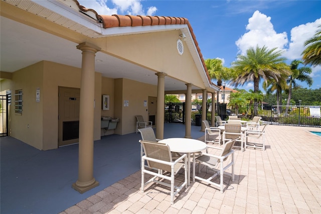 view of patio