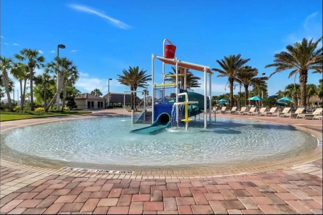 view of jungle gym