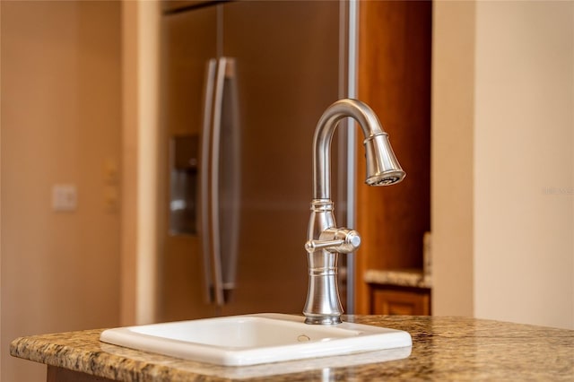 interior details with sink