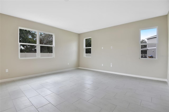 empty room with plenty of natural light