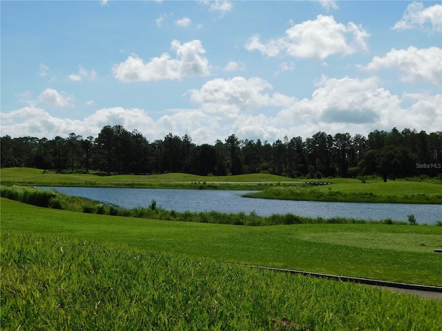 property view of water