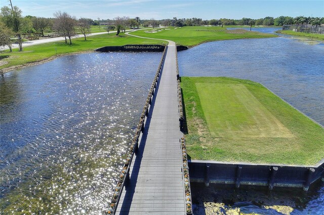 property view of water