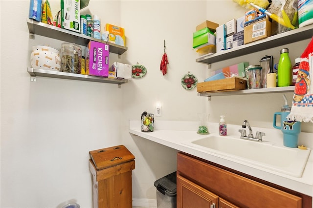 bathroom with a sink