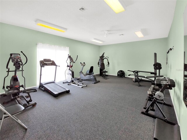 view of exercise room