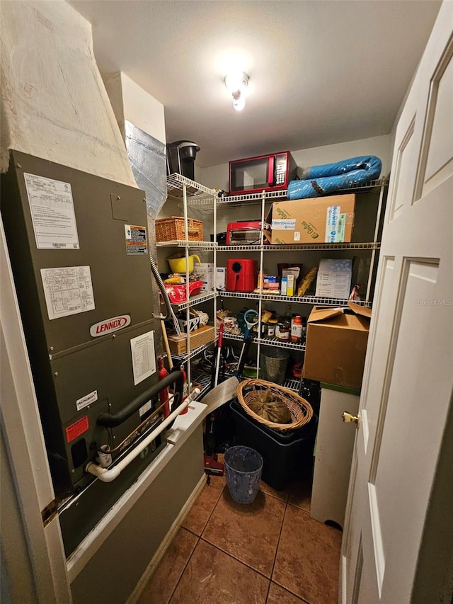 view of storage room