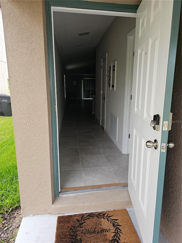 corridor featuring visible vents