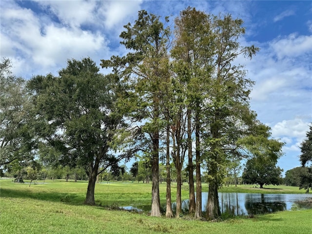 exterior space featuring a water view