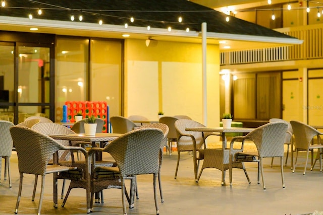 exterior space featuring outdoor dining space