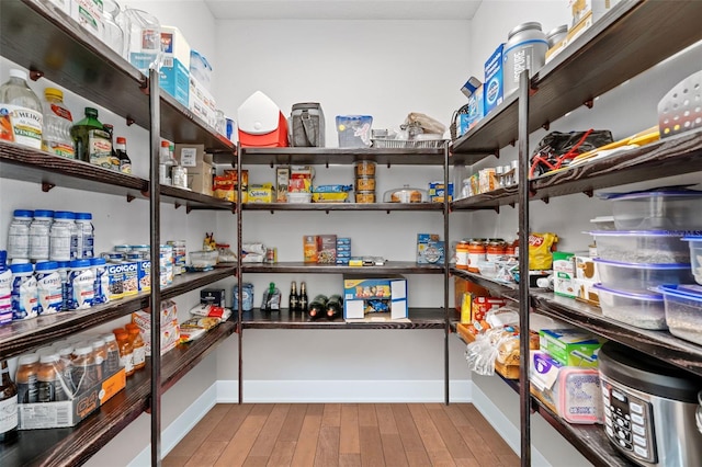 view of pantry