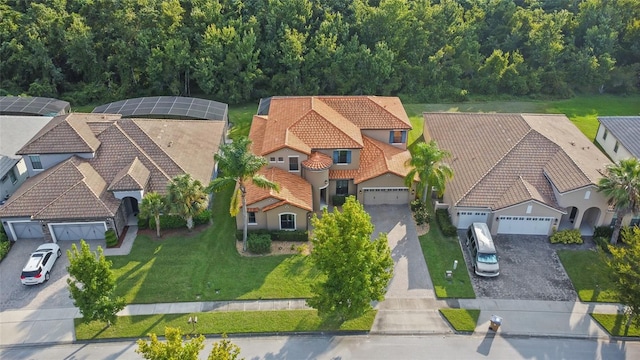 bird's eye view featuring a residential view