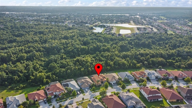 bird's eye view featuring a residential view