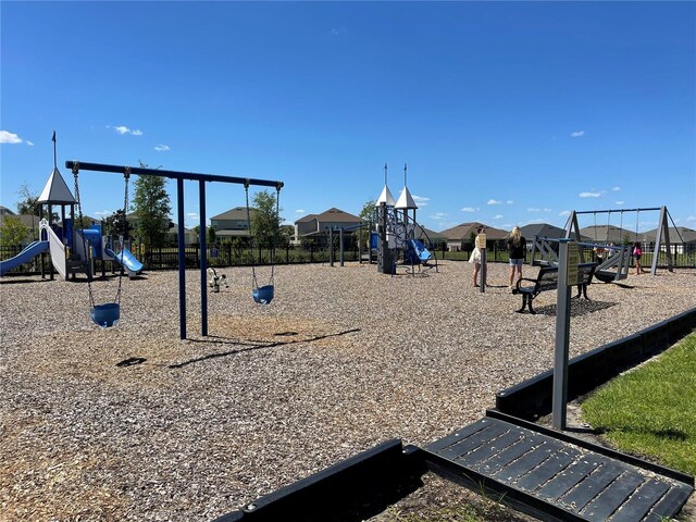 view of jungle gym