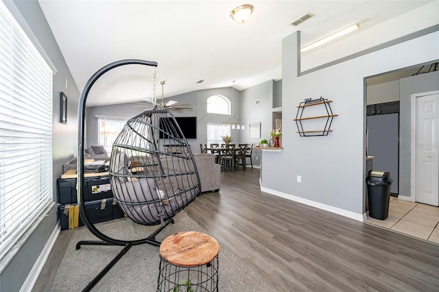 bedroom featuring hardwood / wood-style floors