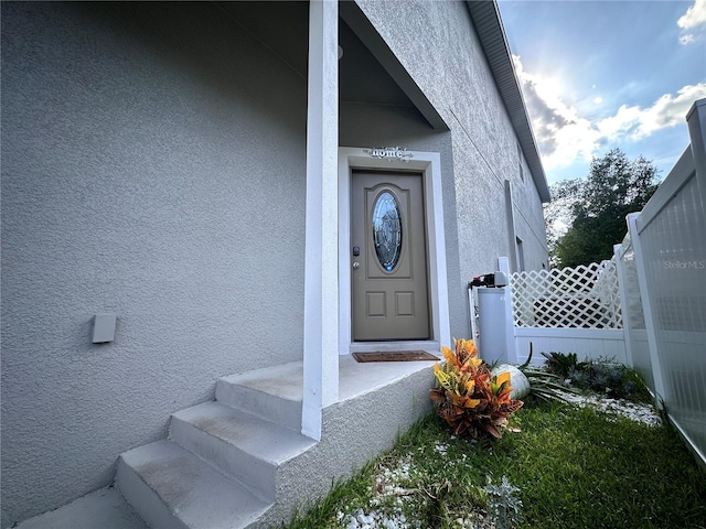 view of property entrance