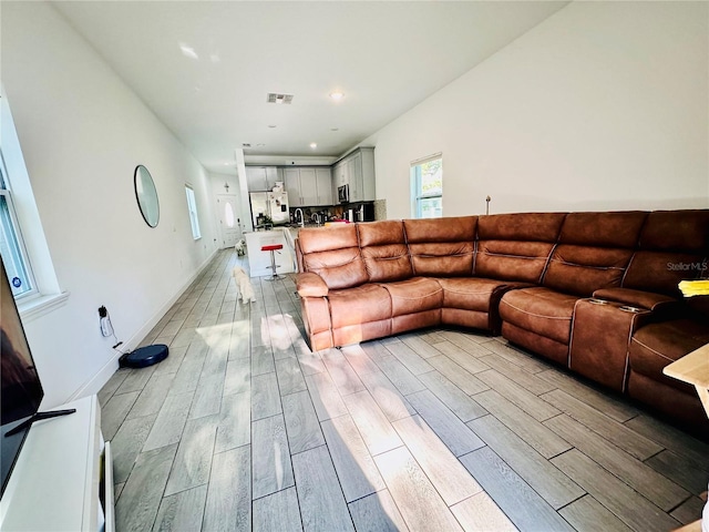 view of living room