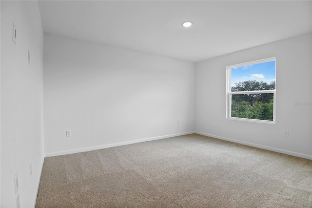 empty room with carpet floors