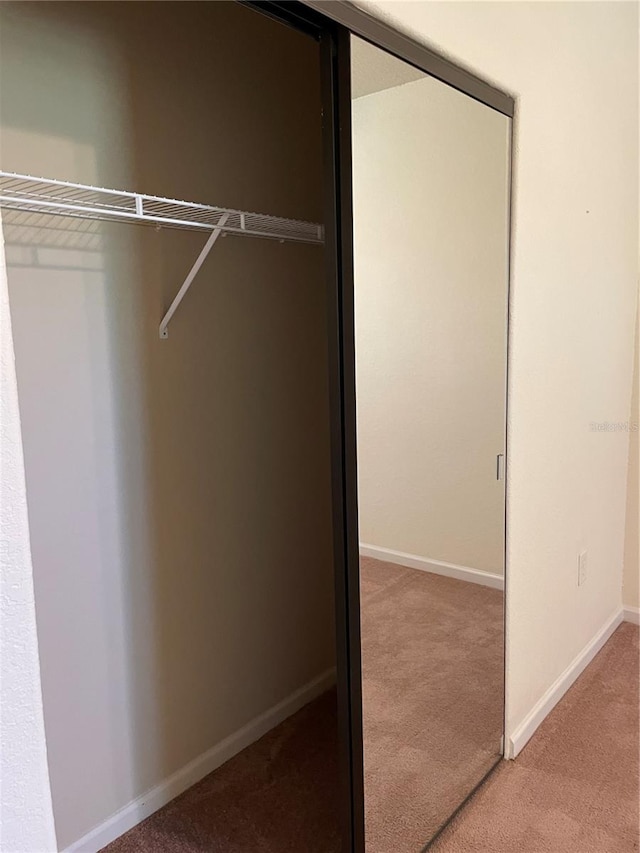 view of closet