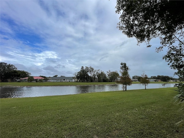 view of water feature