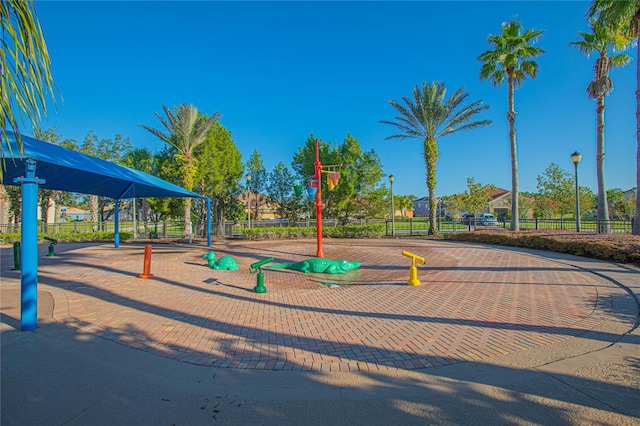 view of play area