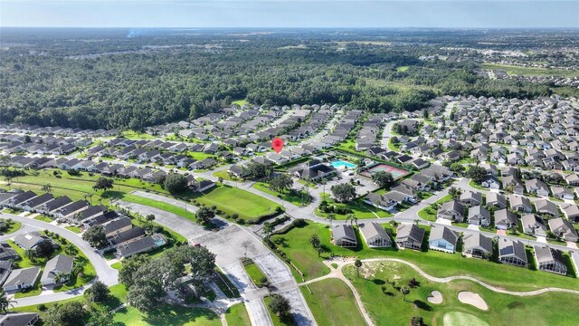 birds eye view of property featuring a residential view