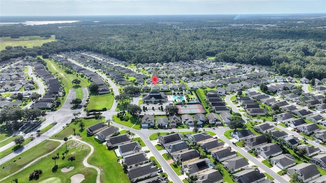 birds eye view of property featuring a residential view