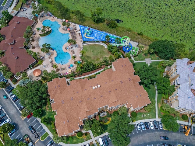 7671 Comrow St Unit 202, Kissimmee, FL 34747 - drone / aerial view of a pool