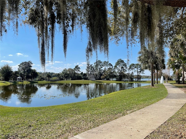 property view of water