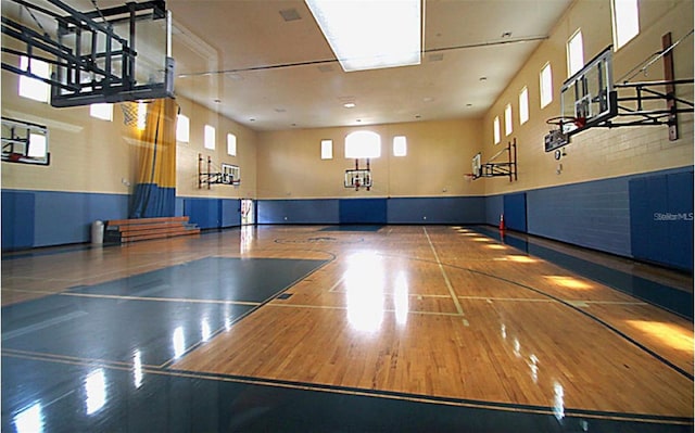 view of sport court