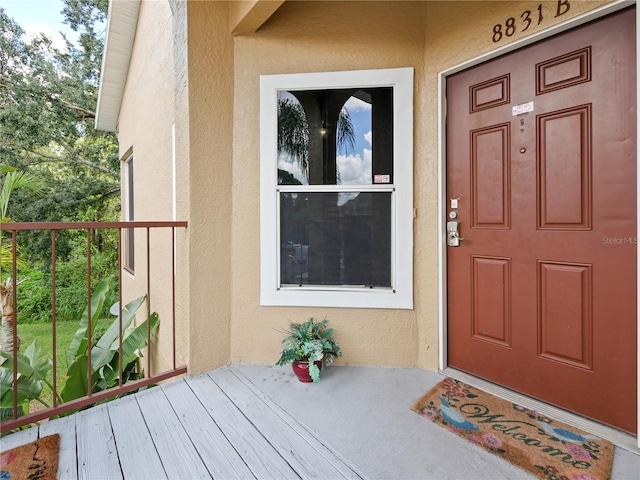 view of entrance to property