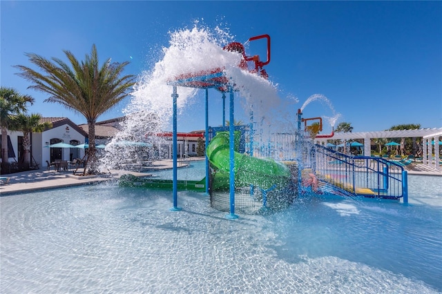 view of jungle gym