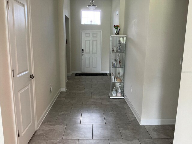 4183 Cortland Dr, Davenport, FL 33837 - interior space featuring baseboards and tile patterned flooring
