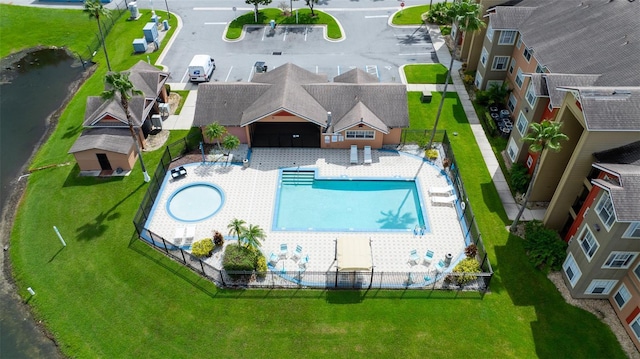 drone / aerial view
