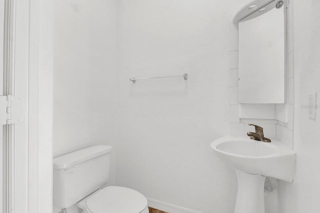 bathroom with toilet