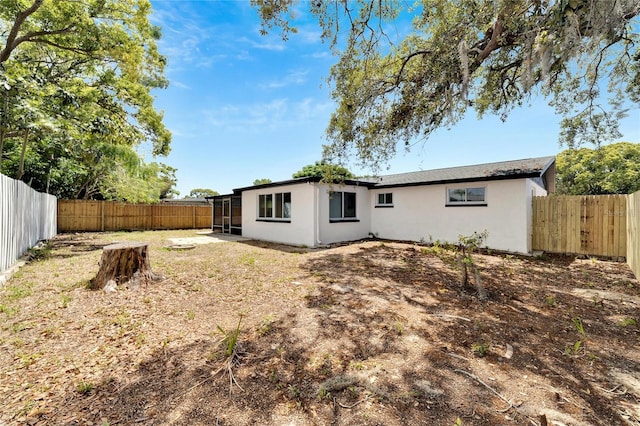 view of back of property