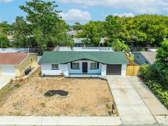 view of front of property with cooling unit