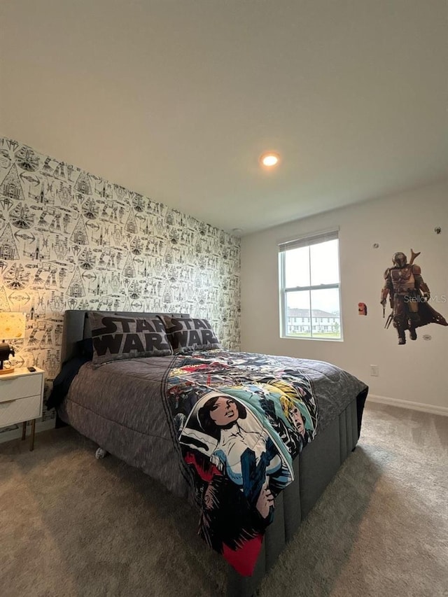 718 Longboat Dr, Davenport, FL 33896 - carpeted bedroom with baseboards and recessed lighting