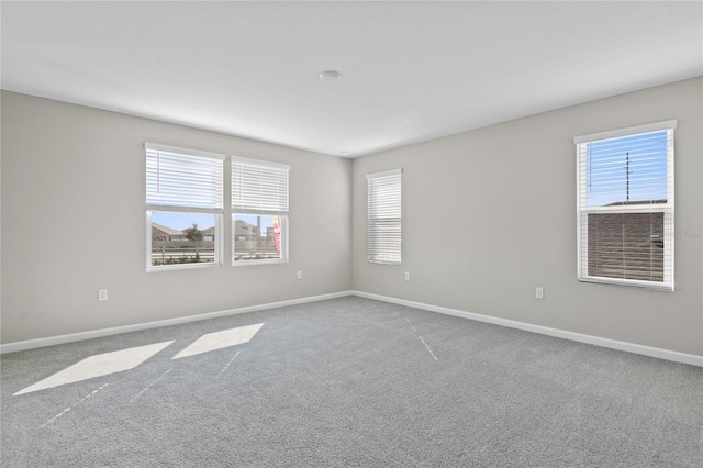 empty room with carpet floors