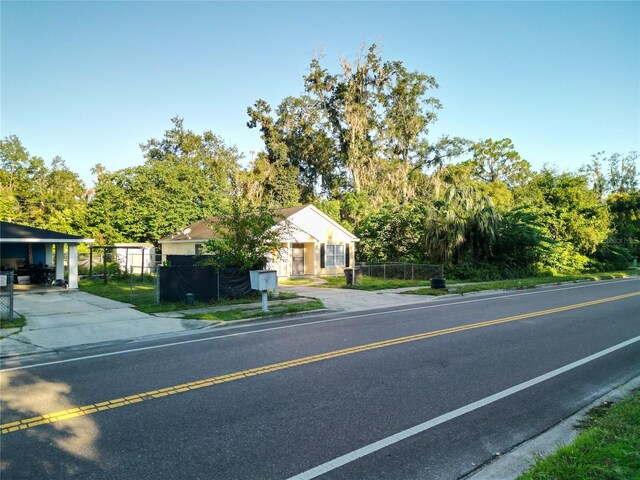 view of road