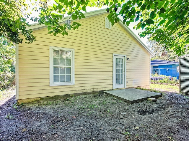 back of house featuring a patio