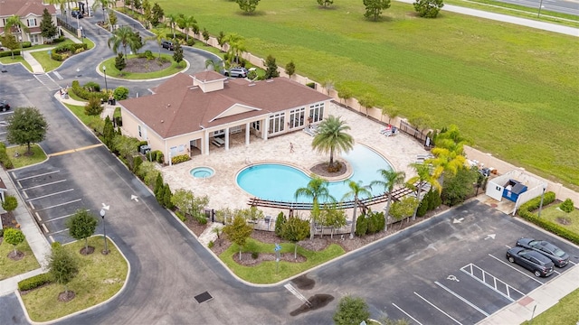 8968 Silver Pl, Kissimmee, FL 34747 - aerial view of a pool