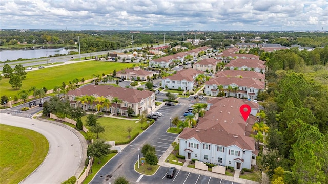 8968 Silver Pl, Kissimmee, FL 34747 - aerial overview of property's location featuring a large body of water and nearby suburban area