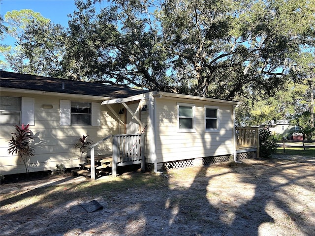 view of side of home