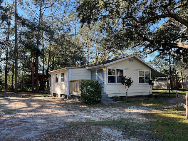 view of property exterior